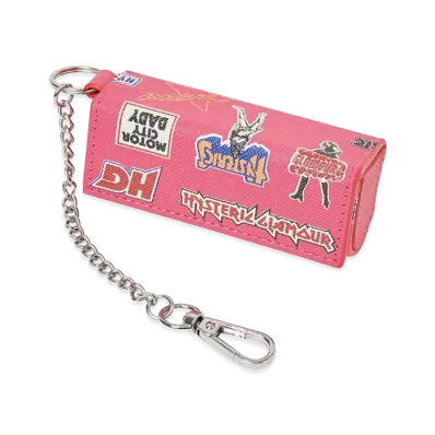 HYSTERIC GLAMOUR Women's Rock City Lip Case "Pink"