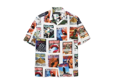 WACKO MARIA x High Times Hawaiian Shirt "White"