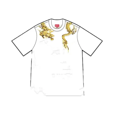 Supreme Dragon Wrap S/S Top "White"