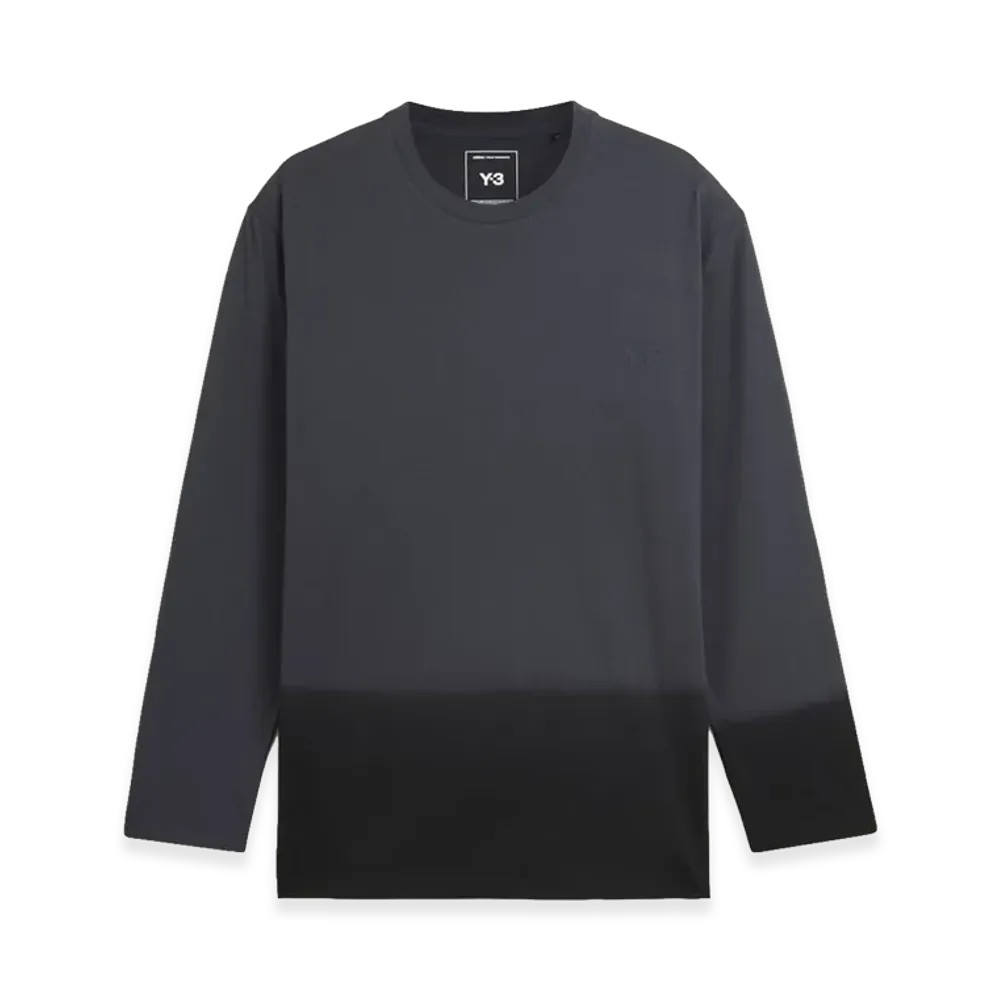 Y-3 Dipped Long Sleeve Tee "Grey"