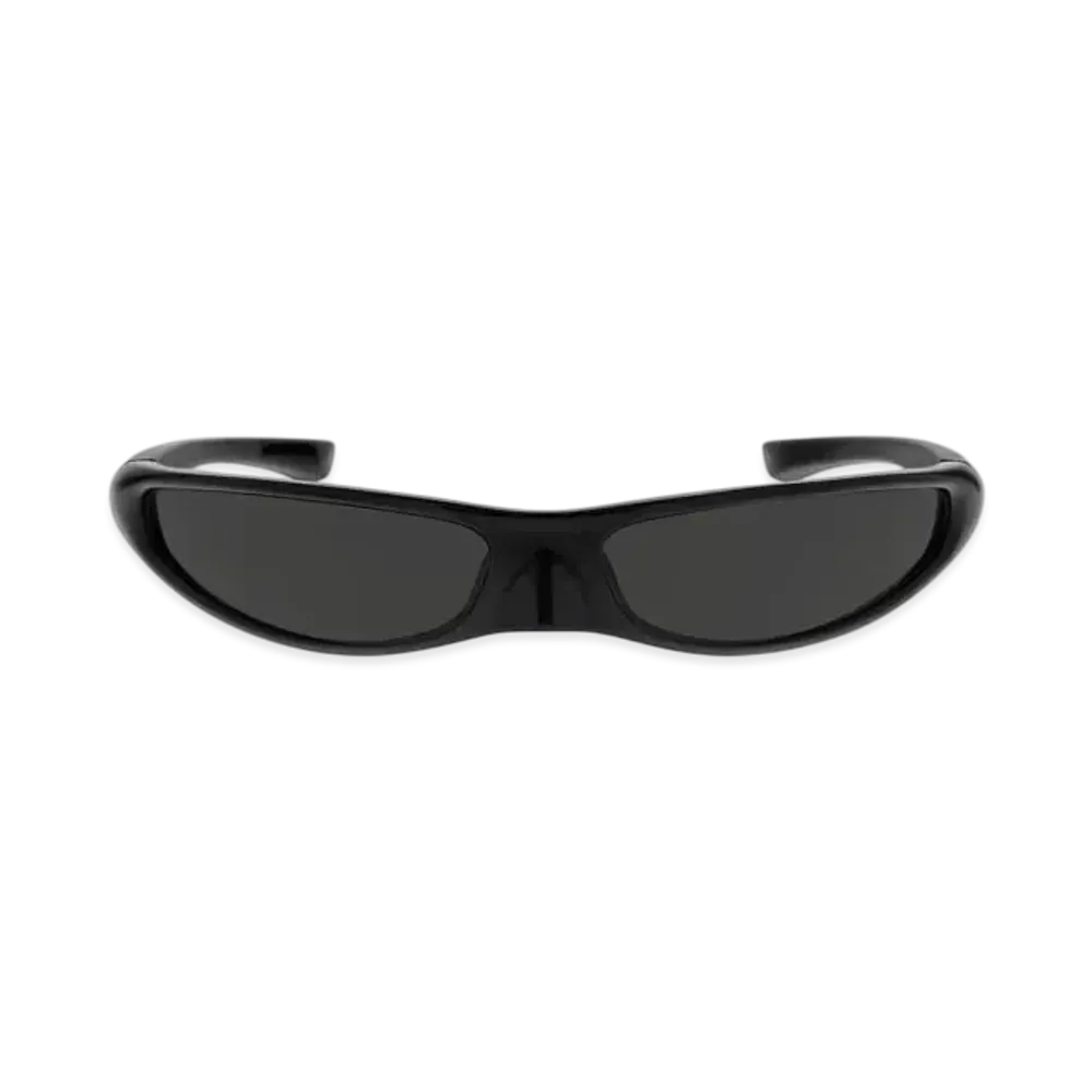BALENCIAGA Blade Rectangle Sunglasses "Black"