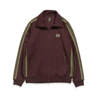 NEEDLES Track Jacket Poly Smooth "Maroon"