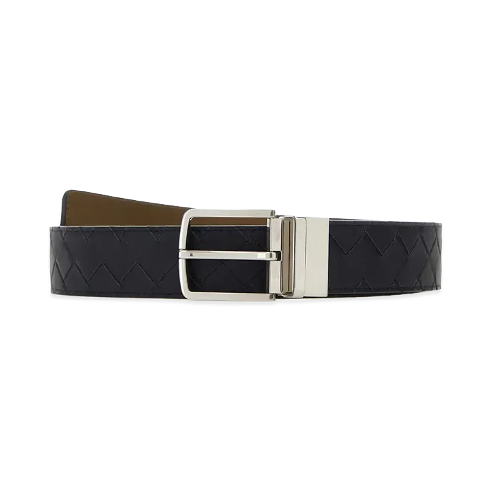 Bottega Veneta Leather Belt "Black"