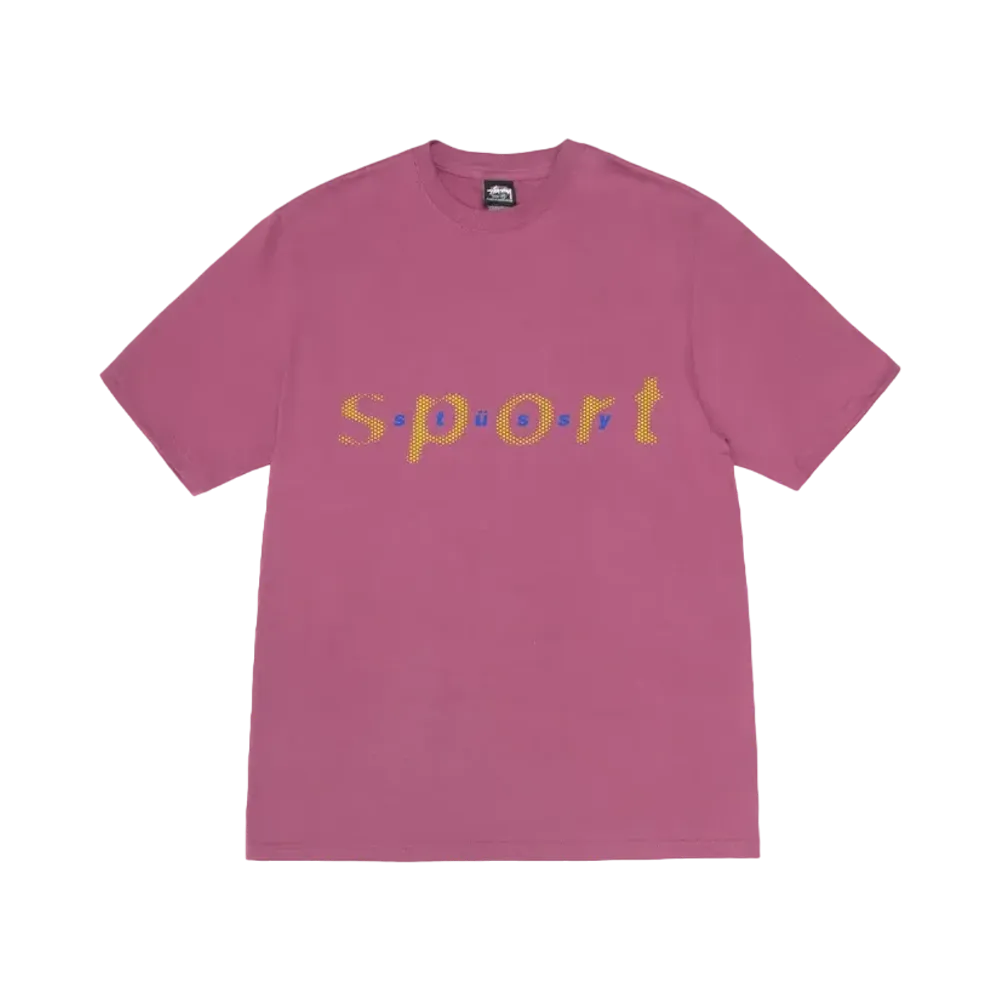 Stussy Dot Sport Tee "Berry"