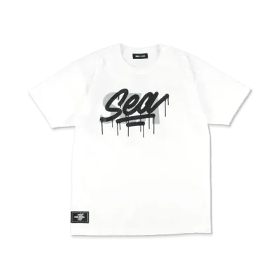 WIND AND SEA WDS x CASETiFY x it's a living T-shirt Triple Name Main Logo "White"