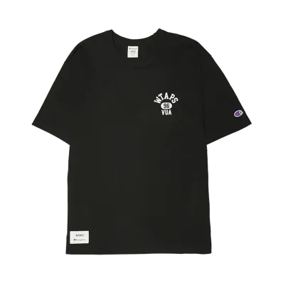 WTAPS x Champion Academy / SS / Cotton "Black" 242HBCHD-CSM01S / C8-B363