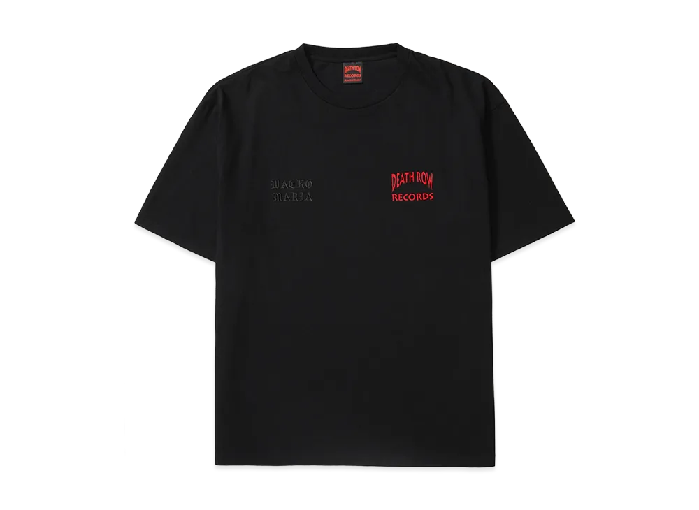 WACKO MARIA x Death Row Records Washed Heavy Weight T-Shirt "Black"