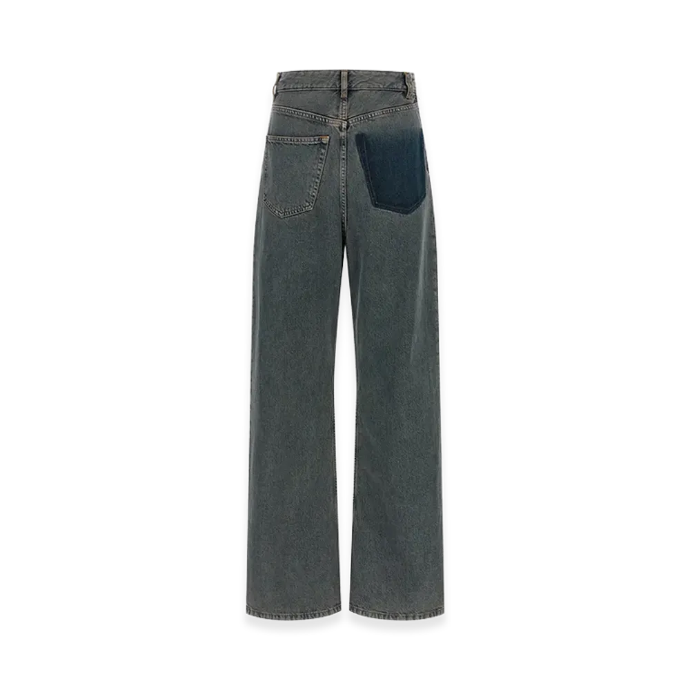 MM6 Maison Margiela Women's Back-To-Back Construction Jeans "Black"