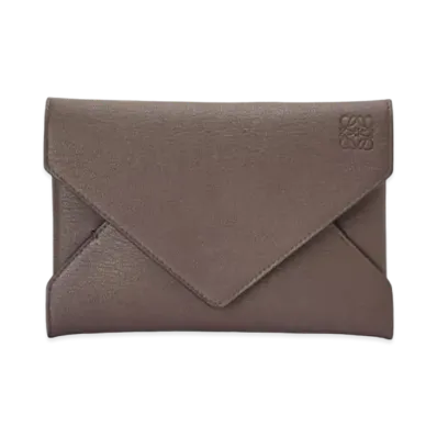 LOEWE Envelope Pouch In Goatskin "Taupe"