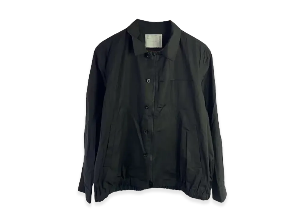 sacai Cotton Poplin Jacket "Black"