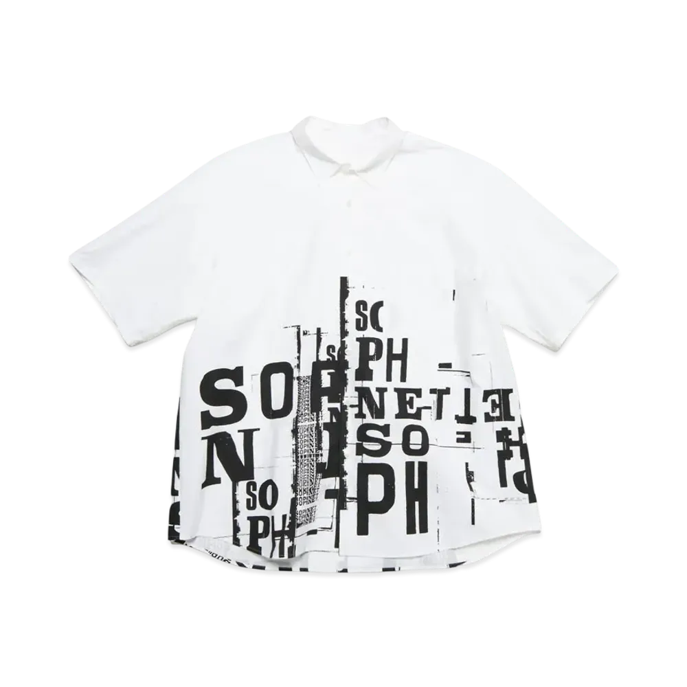SOPHNET. Simon Taylor: Broken Beauty S/S Shirt "White"