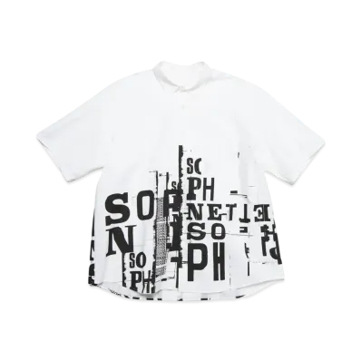 SOPHNET. Simon Taylor: Broken Beauty S/S Shirt "White"