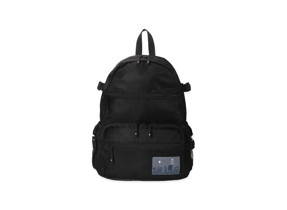 STARBUCKS x CONVERSE TOKYO Mesh Pocket Nylon Backpack "Black"
