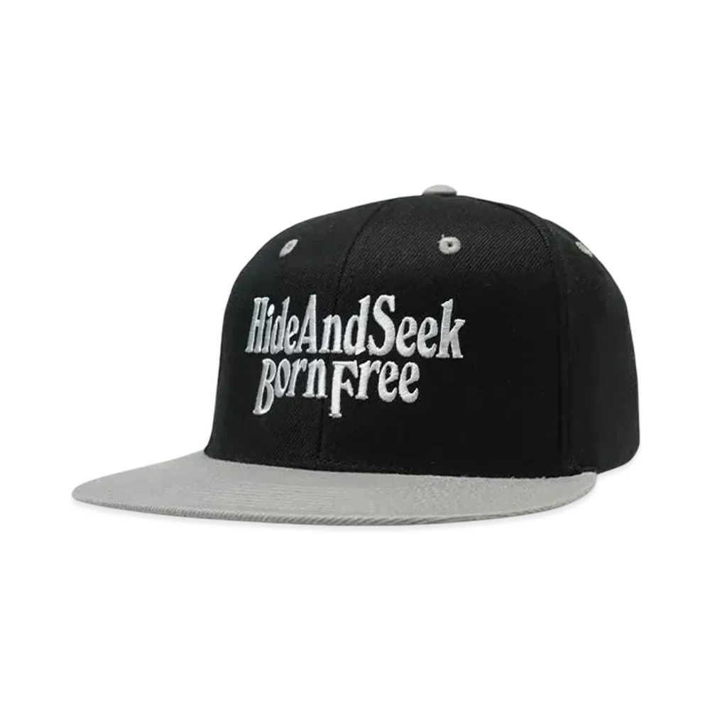 Hide and Seek Born Free Baseball Cap "BLACK/GRAY"