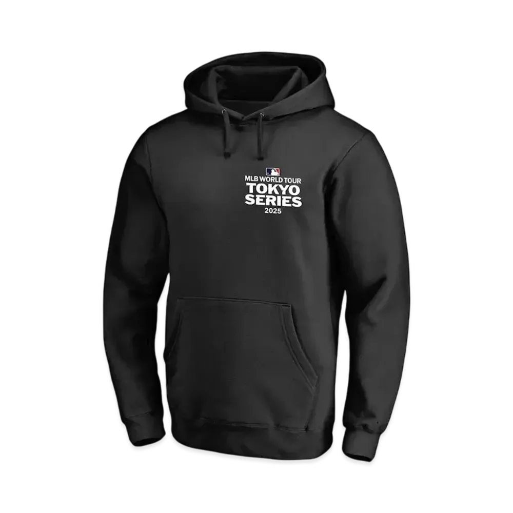 MLB Fanatics MLB Tokyo Series Opening Game Japanese Letters Hoodie Parka "Black"
