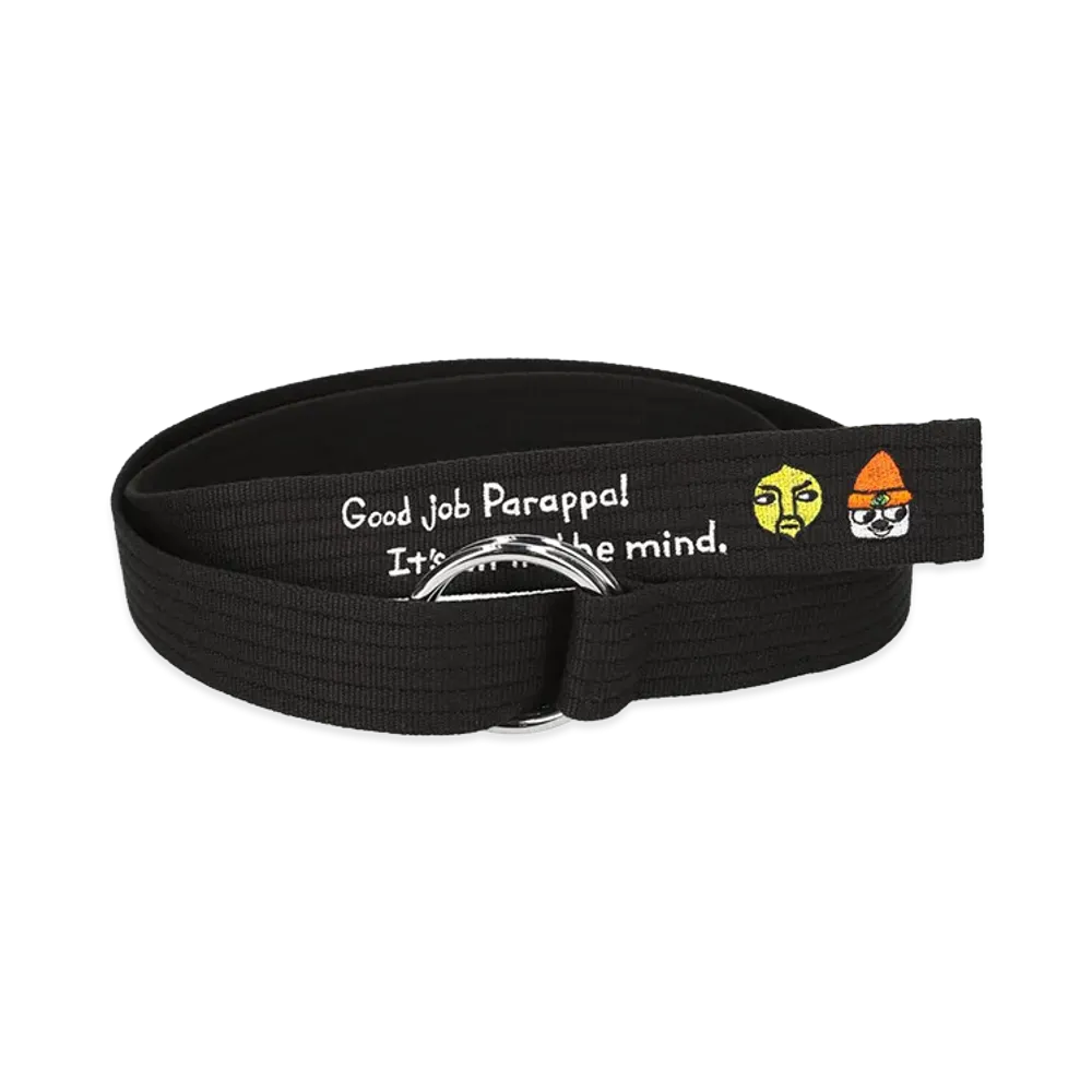 WIND AND SEA x PARAPPA Black Obi Belt "Black"