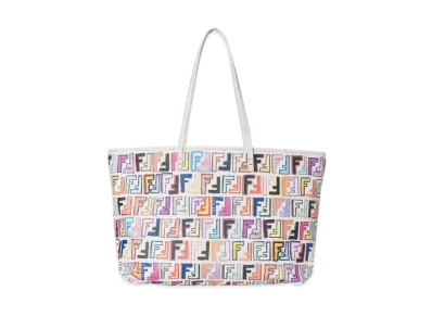 FENDI Zucca ROLL Bag PVC Tote Bag "Multicolor"