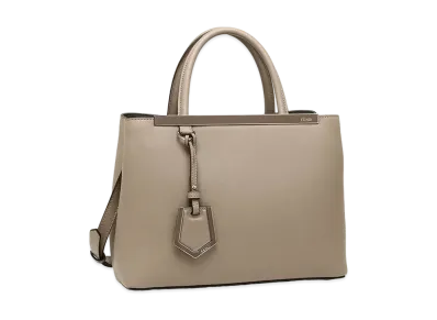 FENDI 2Jours Leather 2WAY Bag "Brown"