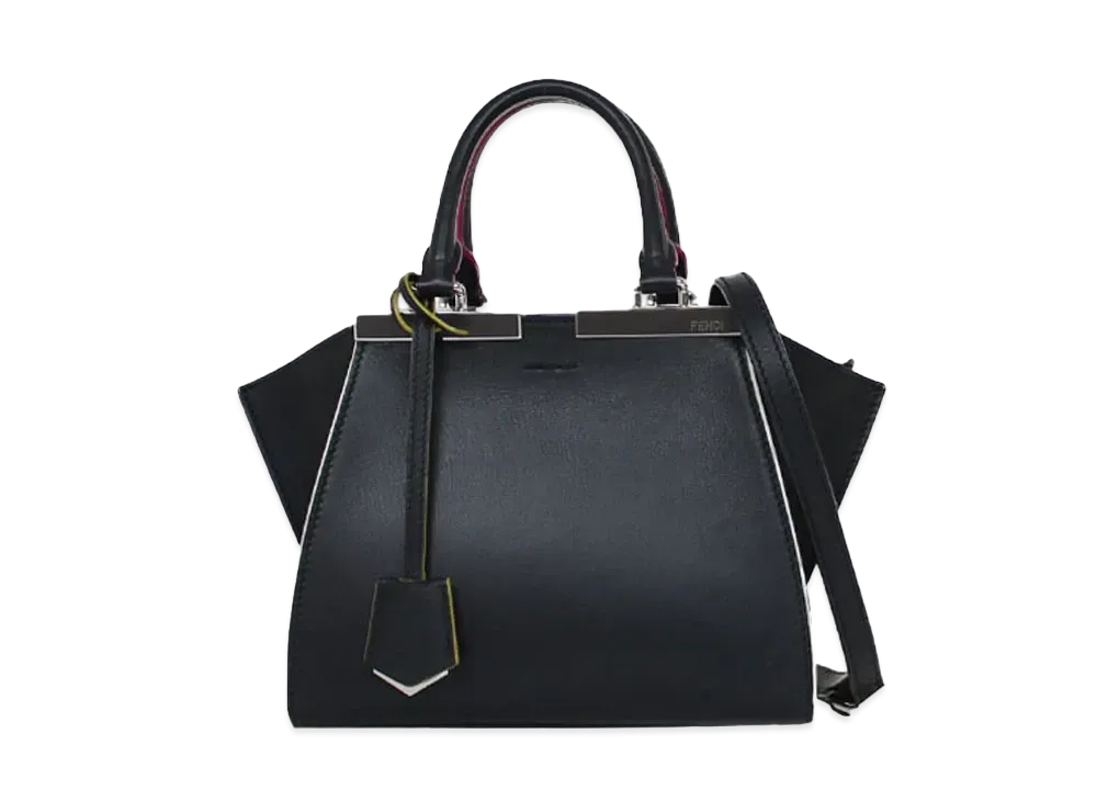 FENDI 3Jours Leather 2WAY Bag "Black"