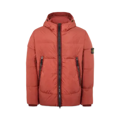 Stone Island 40123 GARMENT DYED CRINKLE REPS NY DOWN-TC "Brick Red"