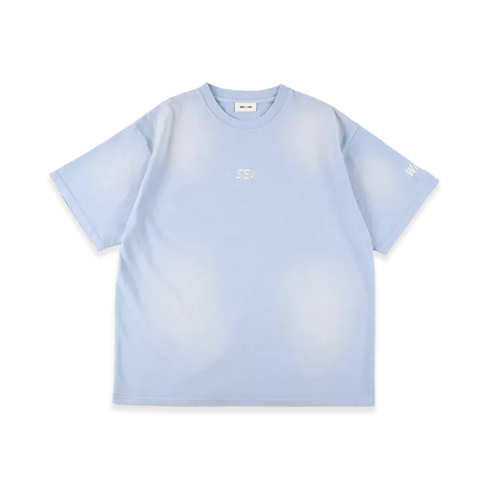 WIND AND SEA Sulfur Dyeing Logo S/S Tee "Sax"