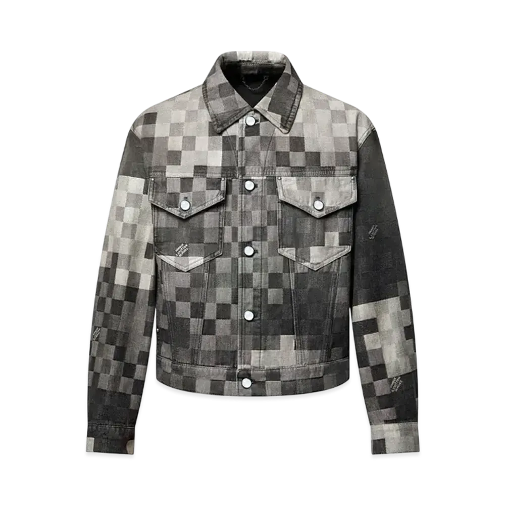 Louis Vuitton Damoflage Classic Denim Jacket "Noir"