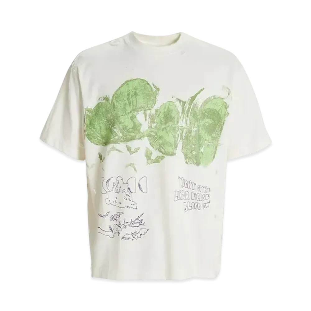 The Boy Has No Patience Eclipse Of The Blood Moon S/S Tee "White"