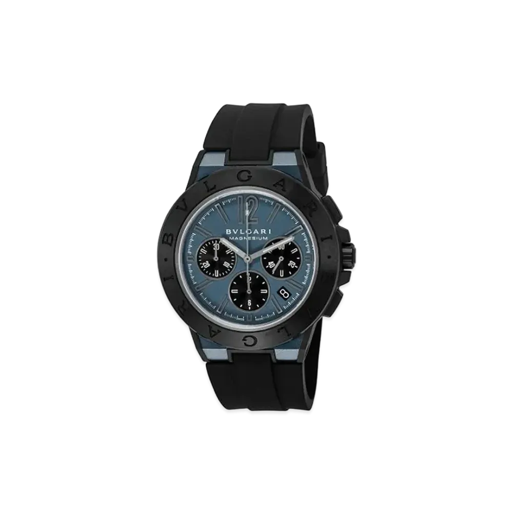 BVLGARI Diagono Magnesium Chronograph "Blue/Magnesium"