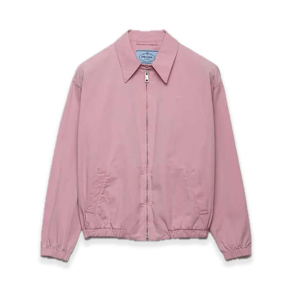 PRADA Old Gabardine Blouson Jacket "Pink"