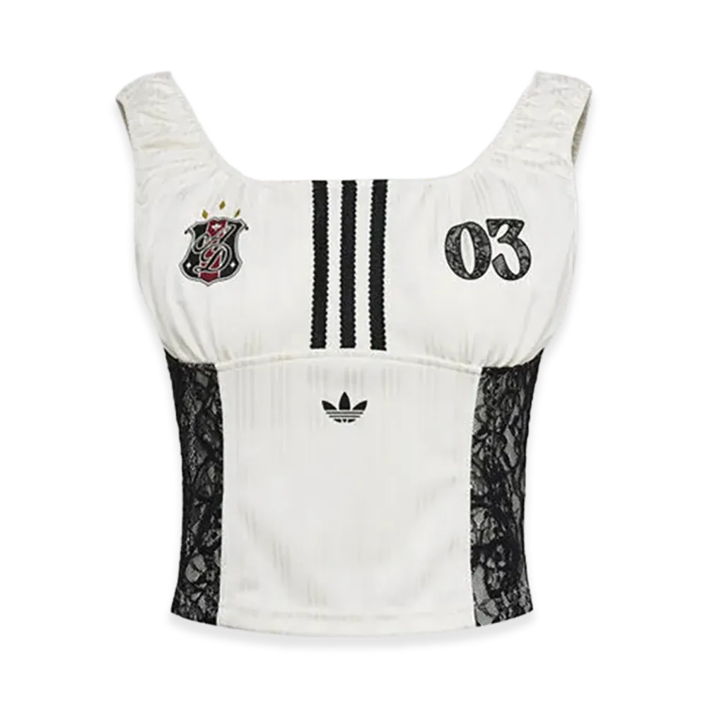 adidas Retro Stripe Crewneck Tank "White"