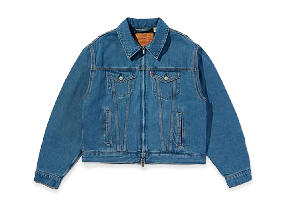 LEVI'S x Sky High Farm Goods TYPE III Zip Trucker Jacket "Medium Indigo"