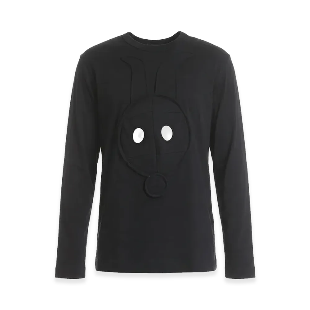 COMME des GARCONS SHIRT Rabbit Is Crewneck Sweatshirt In "Black"