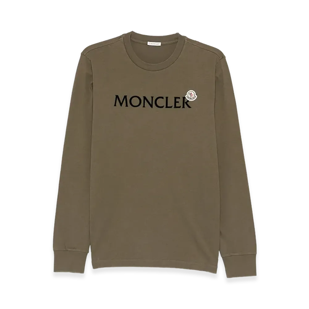 MONCLER Logo Cotton Sweatshirt "Green"