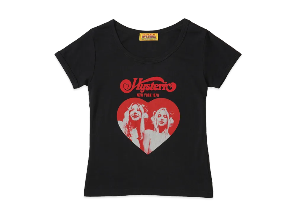 HYSTERIC GLAMOUR Hysteric Heart Chibi Tee "Black"