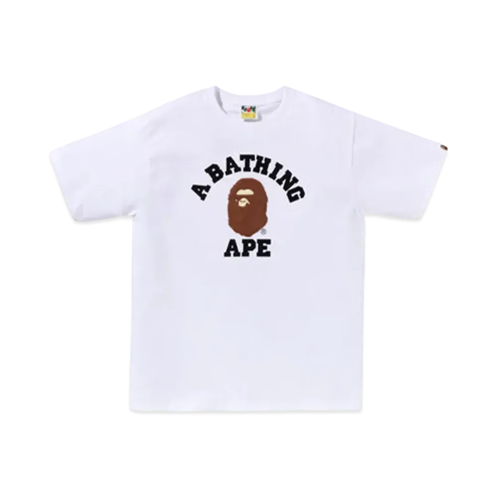 A BATHING APE Boa College Tee Bapec Special Preorder "White"