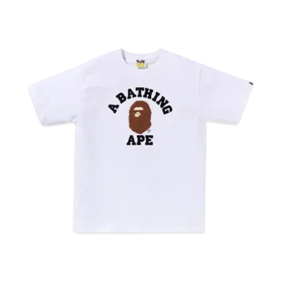 A BATHING APE Boa College Tee Bapec Special Preorder "White"