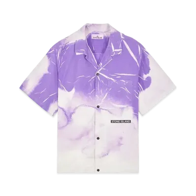 Stone Island 12393 Light Reacting 'Luce' Print Technique "Lavender"