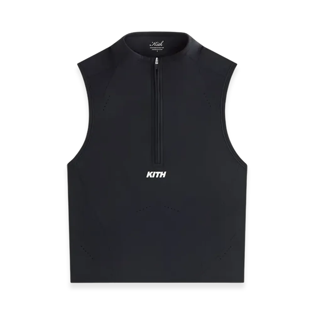 Kith Women's Peryn Panelled Half Zip Tank "Nocturnal"