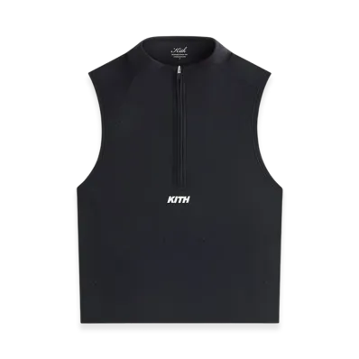 Kith Women's Peryn Panelled Half Zip Tank "Nocturnal"