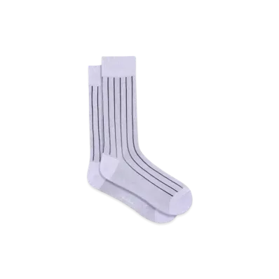 Paul Smith Pinstripe Socks "Lavender"