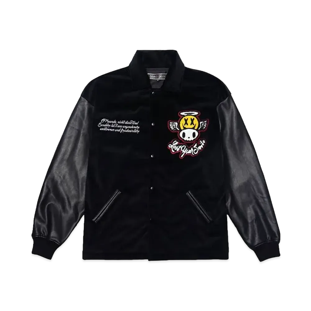 beauty:beast “Butterfly effect” Velour COACH JACKET "BLACK"