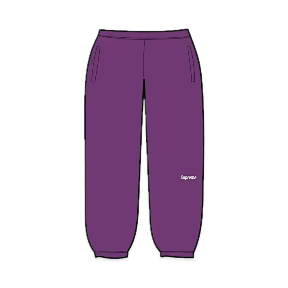 Supreme Polartec Pant "Dark Purple"