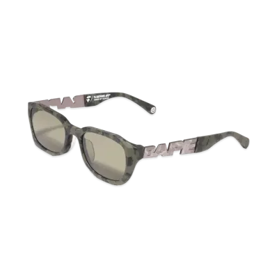 A BATHING APE Sunglasses #19 "Olive Drab"