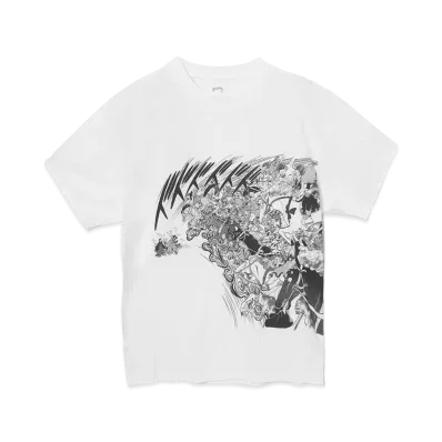 graniph x Inuyasha Wind Hole Big Silhouette T-Shirt "White"