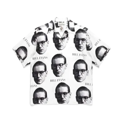 WACKO MARIA BILL EVANS / HAWAIIAN SHIRT "White"