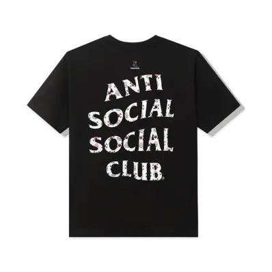 ANTI SOCIAL SOCIAL CLUB SS22 ASSC x Case Study Flag Tee "Black"