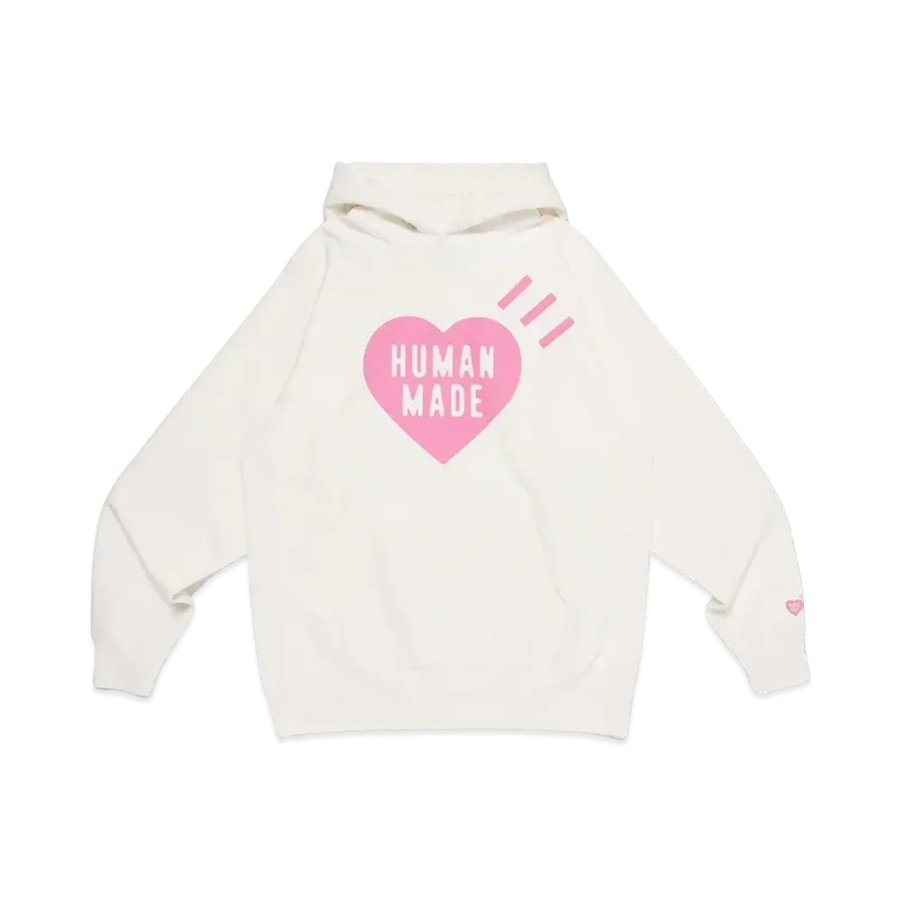 HUMAN MADE Heart Heavyweight Hoodie Harajuku / Pink "White"