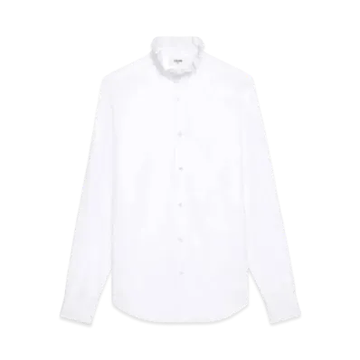 CELINE Classic Shirt / Cotton Poplin "White"
