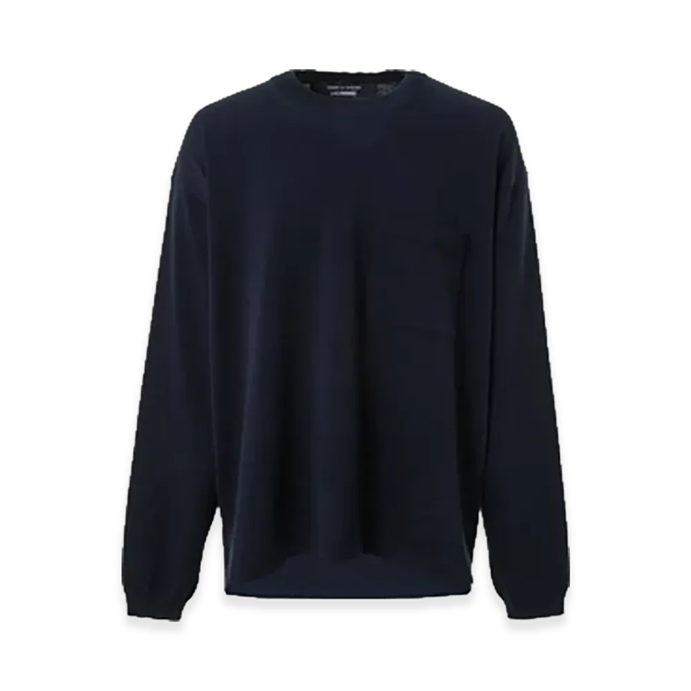 COMME des GARCONS HOMME Cotton Wool Oversize Knit "Black"