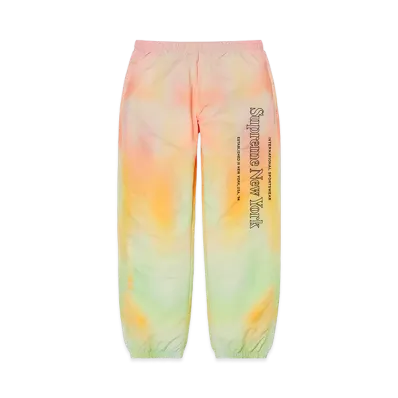 Supreme Side Logo Track Pant "Yellow Gradient"